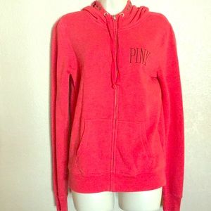 Victoria's Secret PINK red studded hoodie